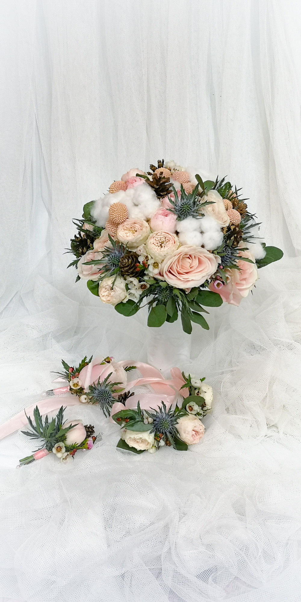 Līgavas pušķis ziemas sezonā. Event design, decoration, floristry, gift, Irina Novika, Riga, Latvia