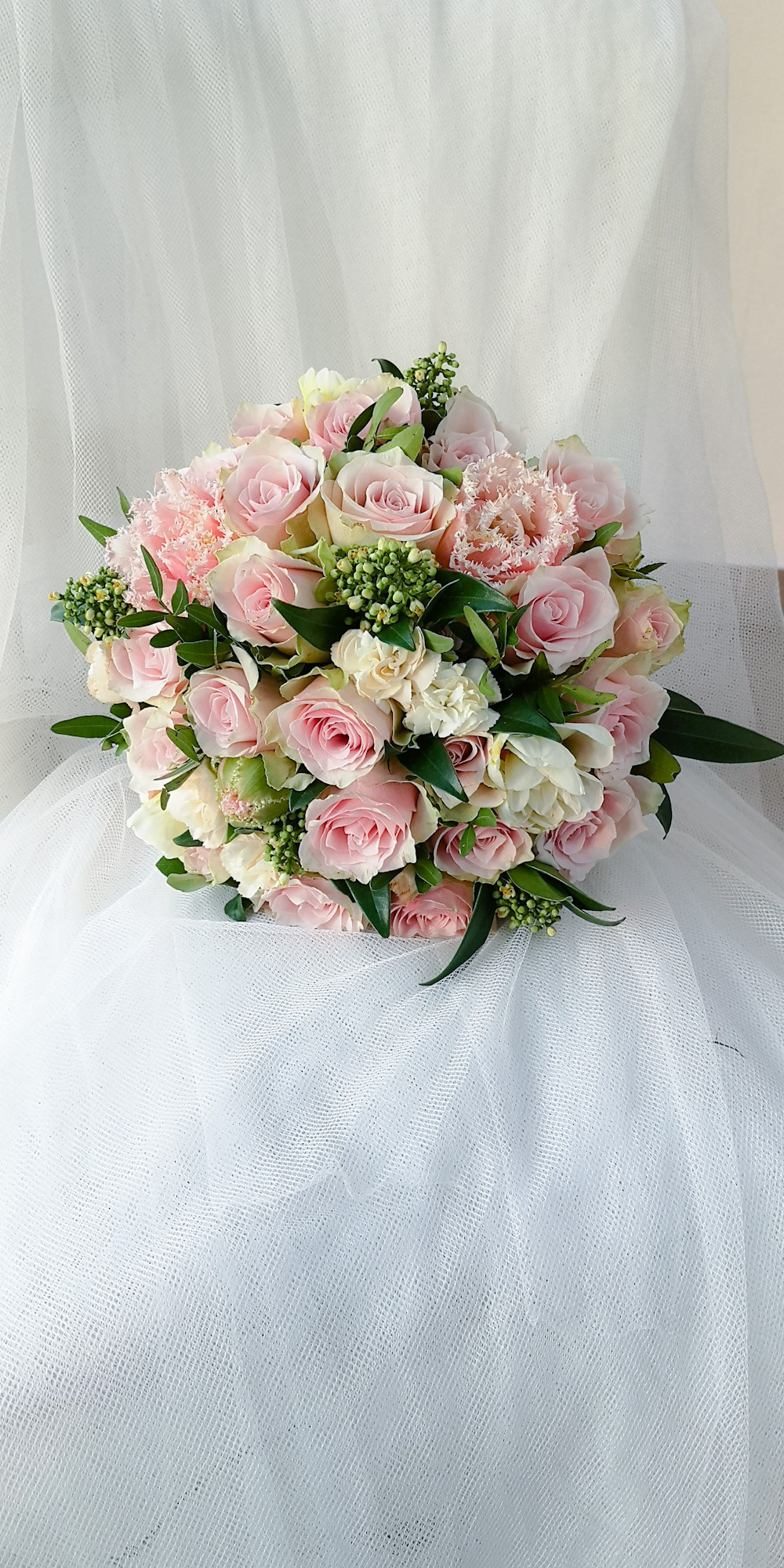 Līgavas pušķi rozā toņos. Event design, decoration, floristry, gift, Irina Novika, Riga, Latvia