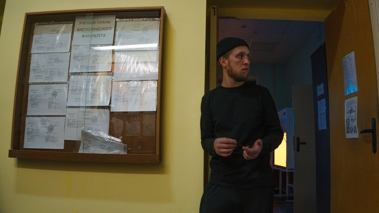 Backstage of the shooting of a advertising video