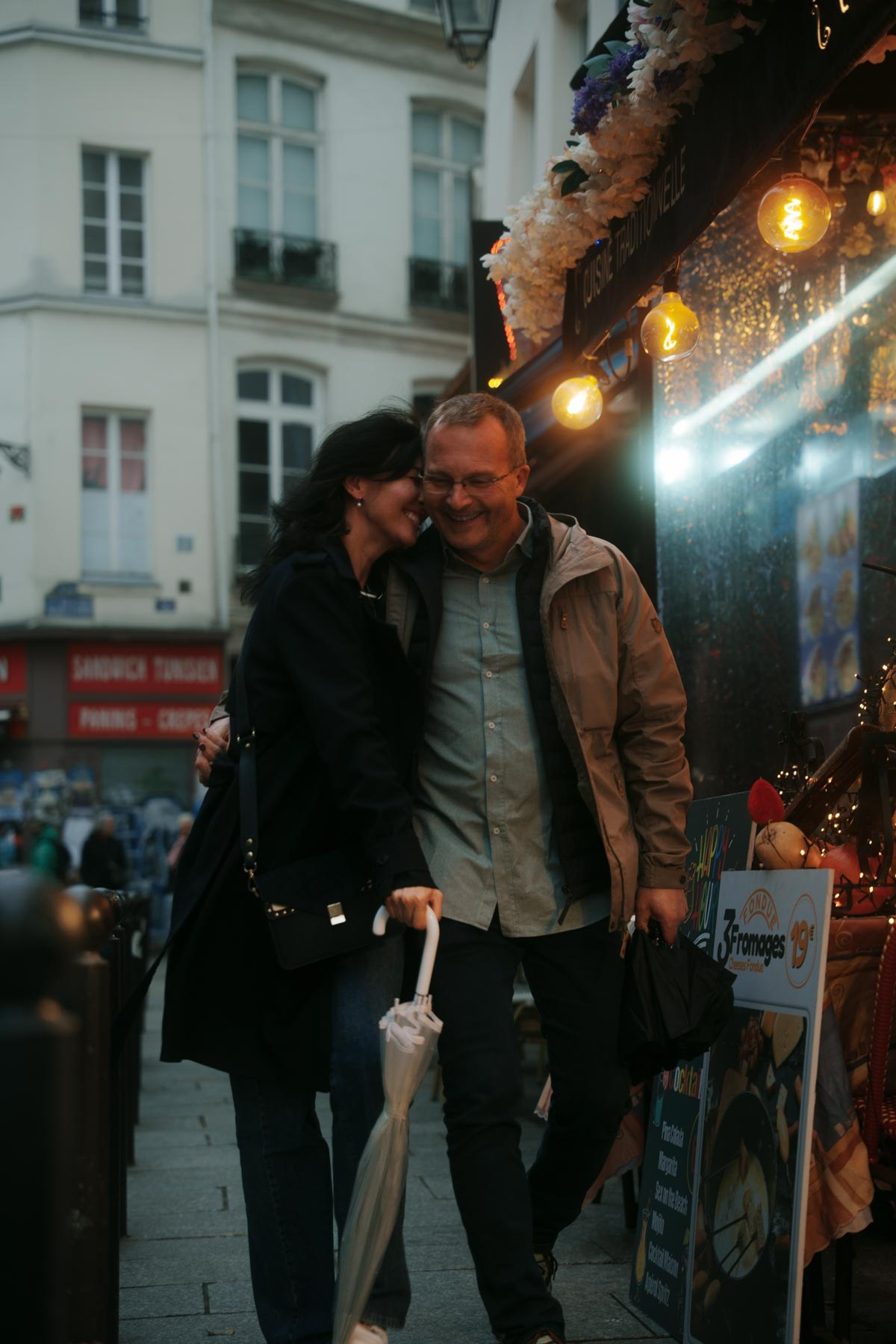 Katerina & Åge in rainy Paris. Фотограф в Париже Полина Осипова