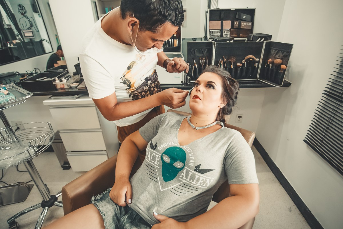 Making Of de Prova de Vestido e Make. Fotógrafa de Eventos em São Paulo e Sorocaba Kika Damasceno