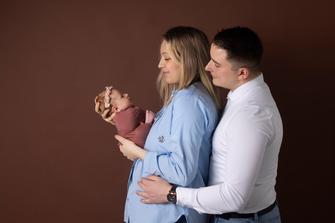 Photographe famille a Bourges seance nouveau ne 