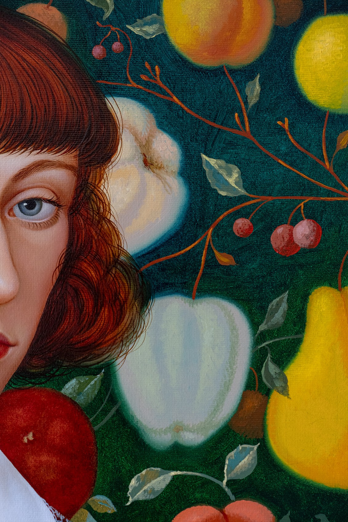Portrait with Fruits. ELEN BEZHEN