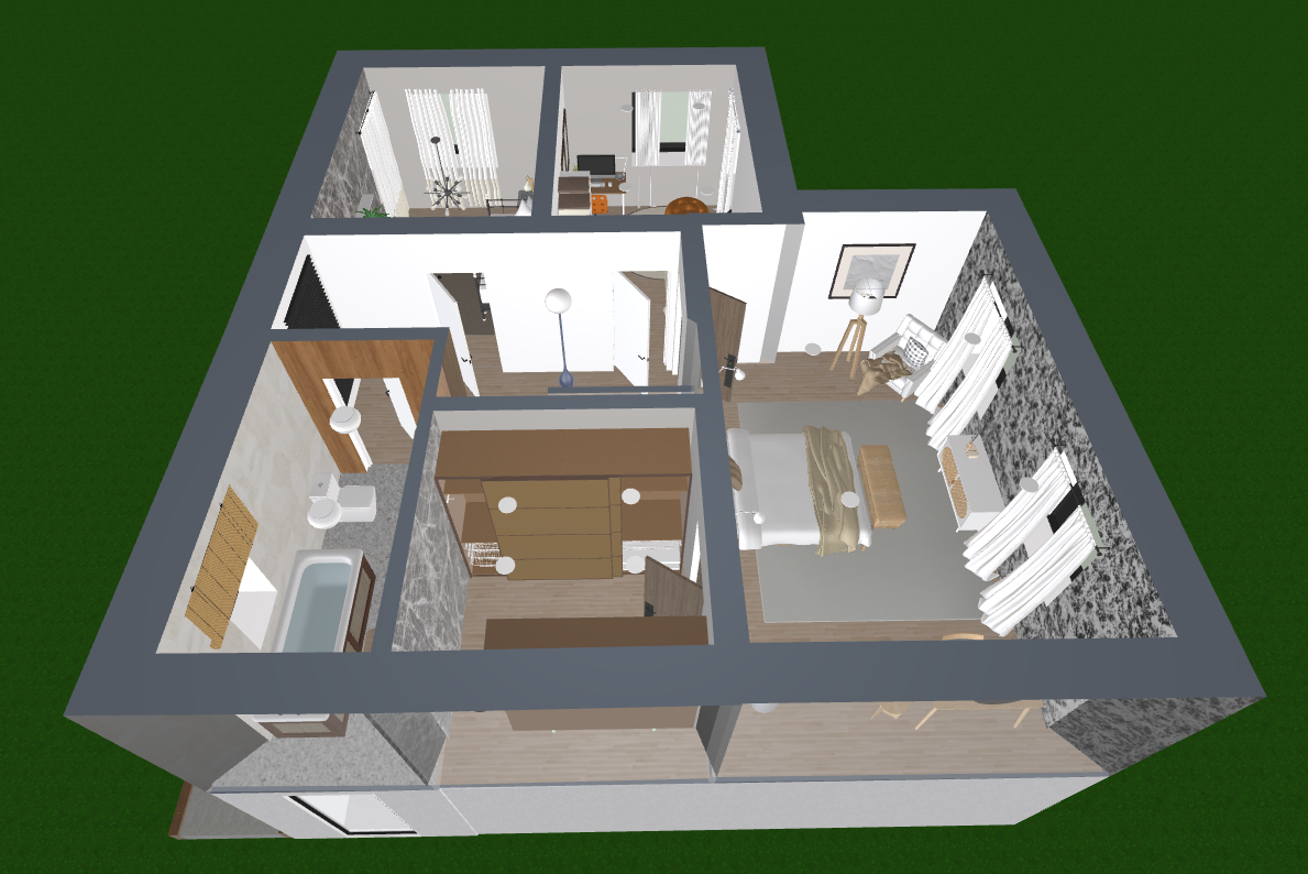 Pagubės sodų 11-oji 16, Vilnius. Namas su nepilna apdaila. Elina Sapiega fotografė Vilniuje