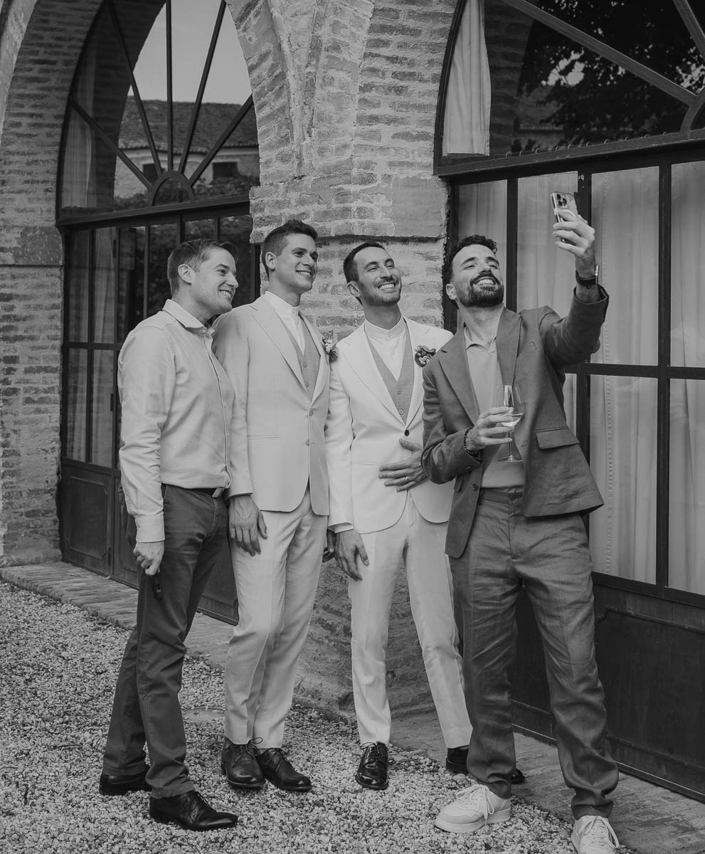 Francesco e Leonardo matrimonio presso la tenuta Le Risare Italia. Lorenzo Mazzega Wedding | Fotografo Matrimonio Milano | Reportage