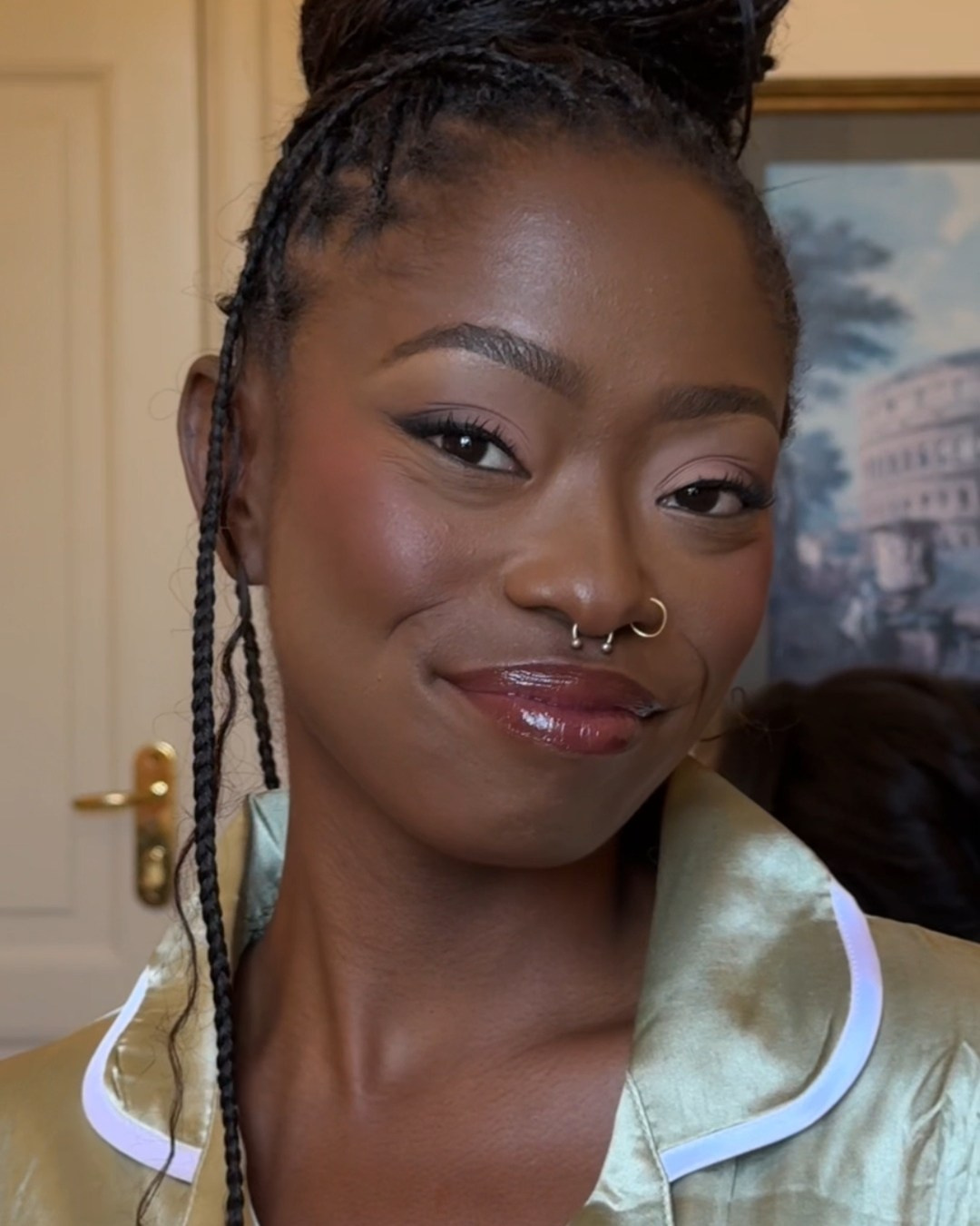 Dark skin makeup service in Rome — Italy — Florence — Milan. Makeup artist and hairstylist in Rome Italy | Kate Lisi