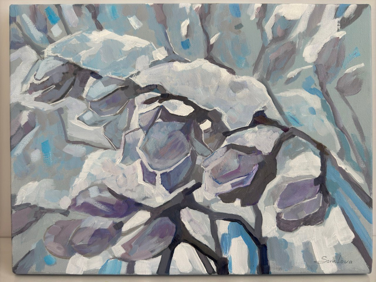 «Icy Magnolia». Художник живописец Савелова Ольга