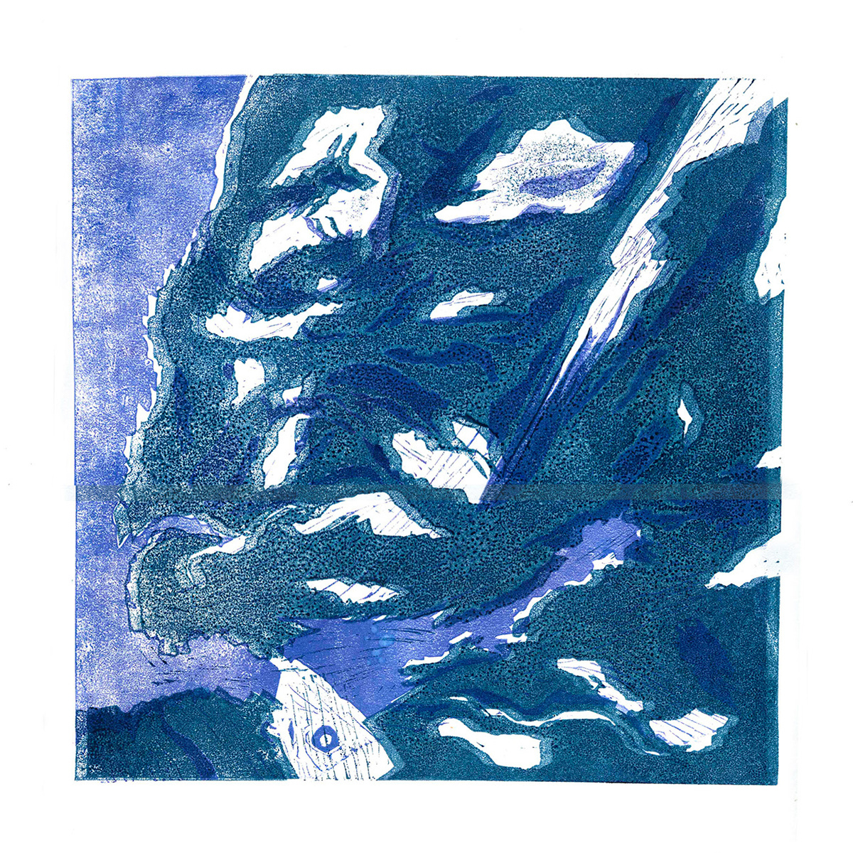 Linocut, 25 х 25 см, 1/10, 2018