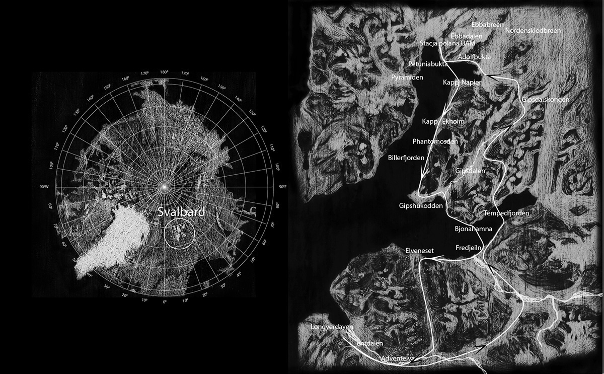 Primer, chinese ink. Scratching 35 х 20. 1/1. 2016