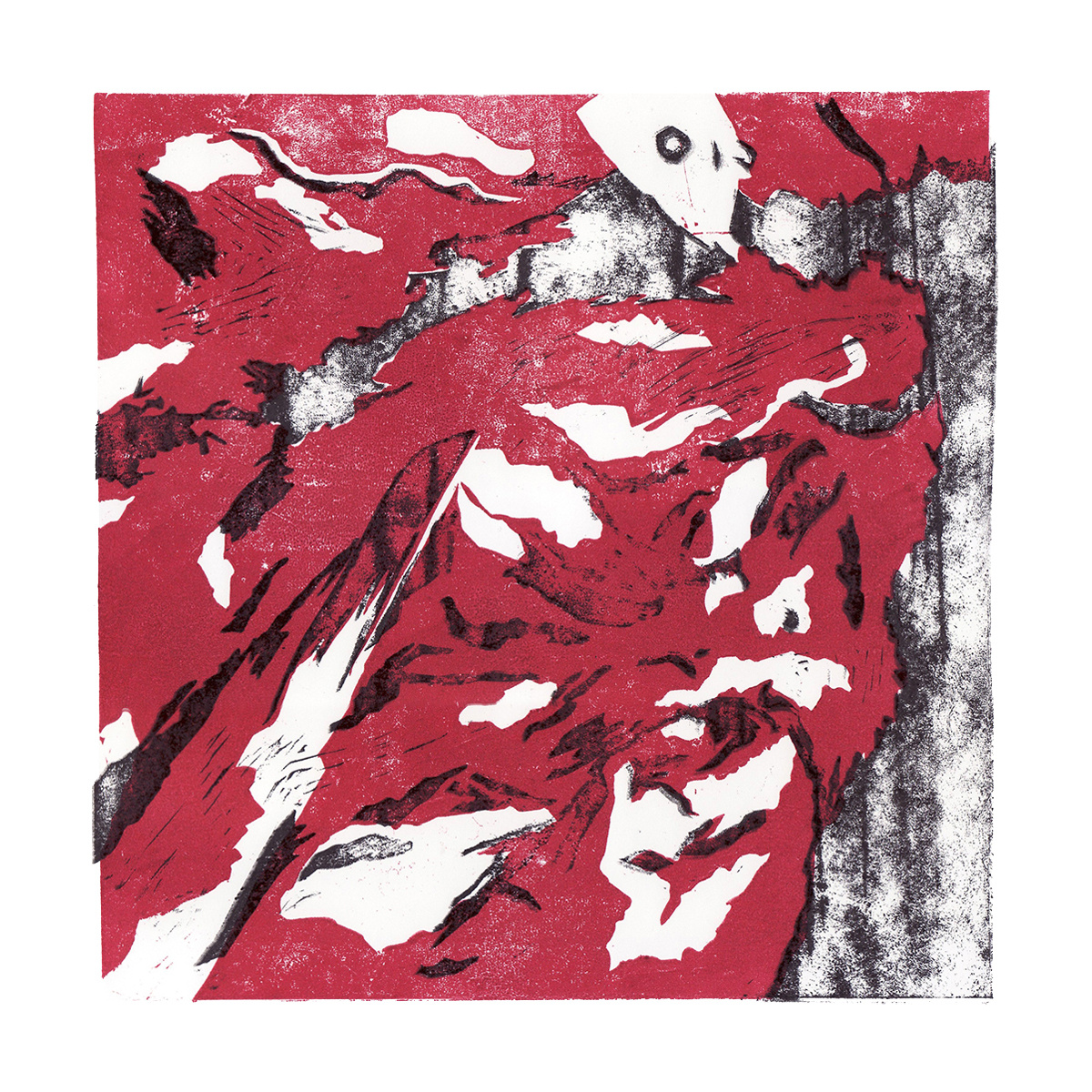 Linocut, 25 х 25 см, 1/10, 2016