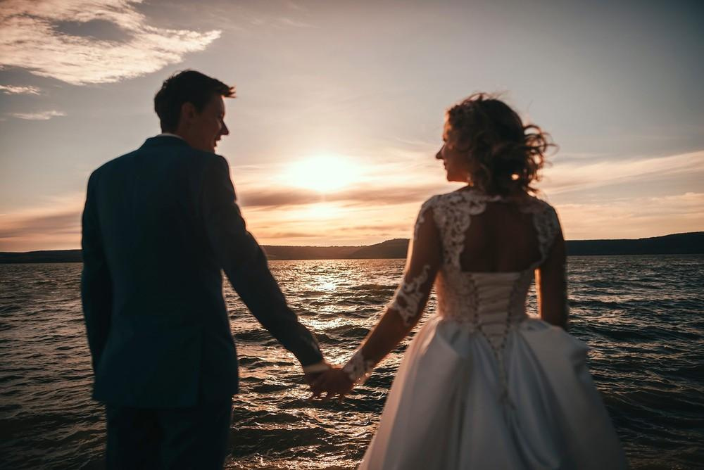 Traumhafte Hochzeitsbilder am Meer