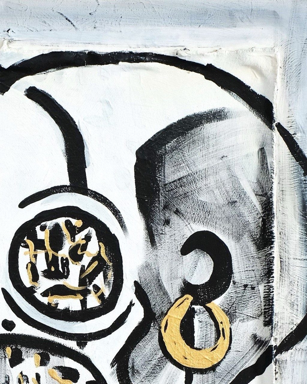 Art piece “White noise”. The Synclair
