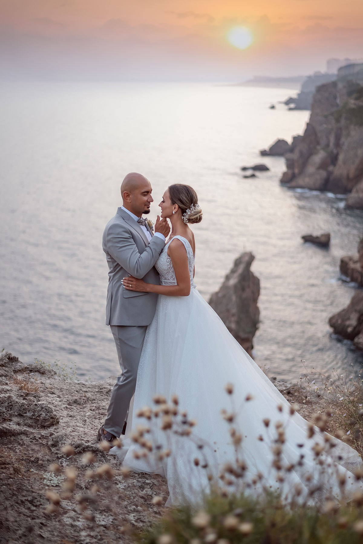 Скалы на море с шикарным видом. Фотограф Анталия, Кемер, Белек, Сиде Дарья Кая