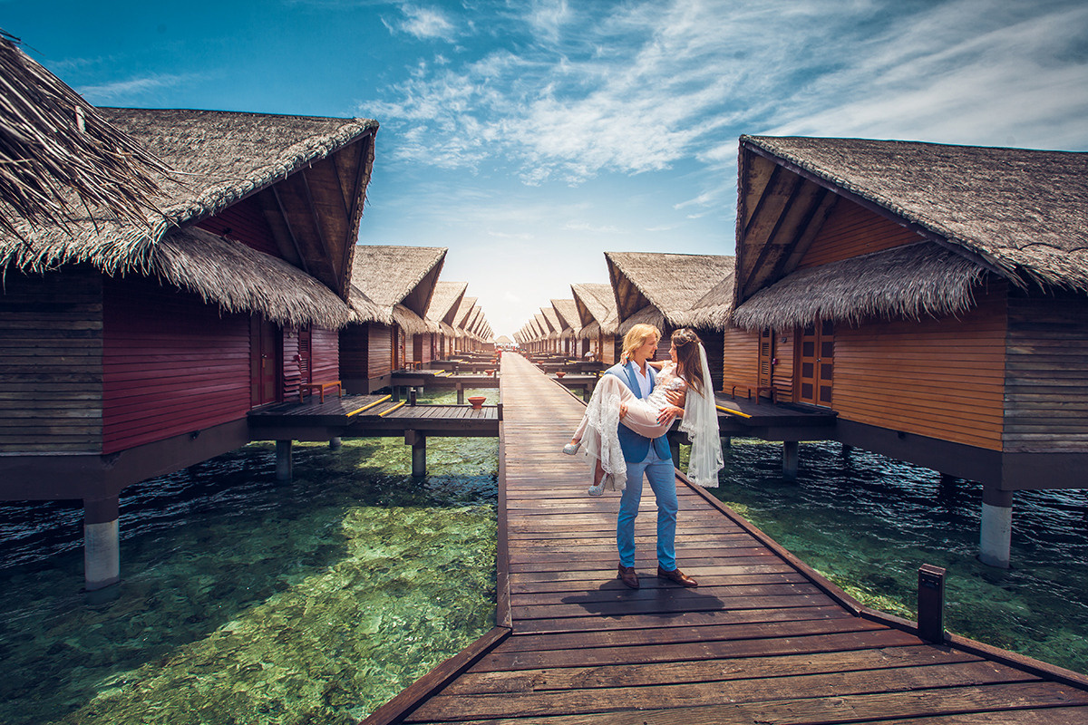 Destination Photoshoot in the Maldives — Alexa & Alexandr