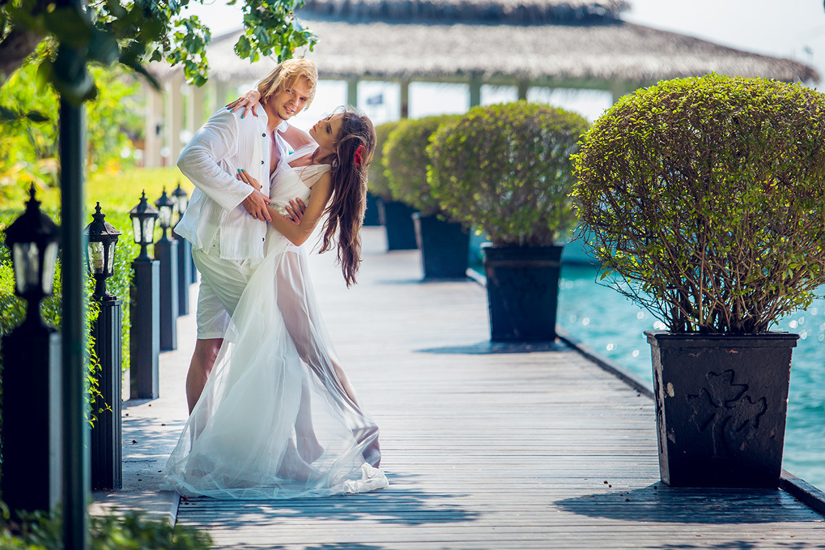 Destination Photoshoot in the Maldives — Alexa & Alexandr