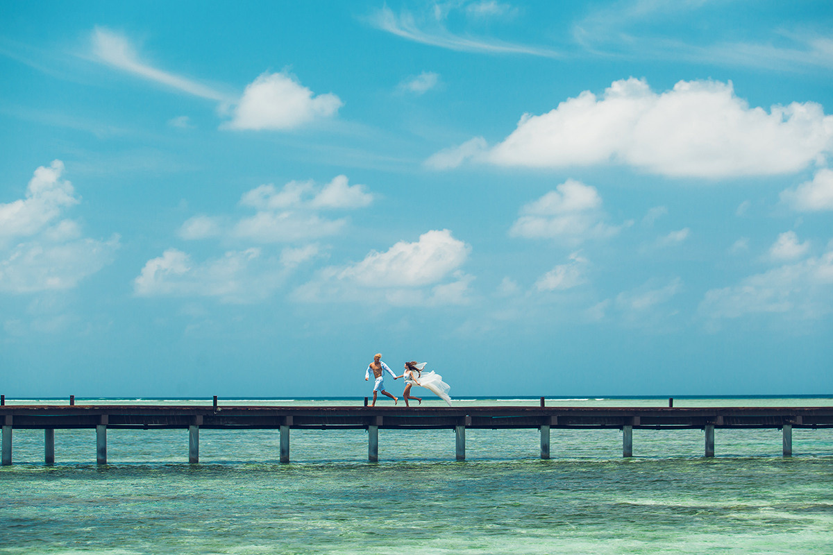 Destination Photoshoot in the Maldives — Alexa & Alexandr