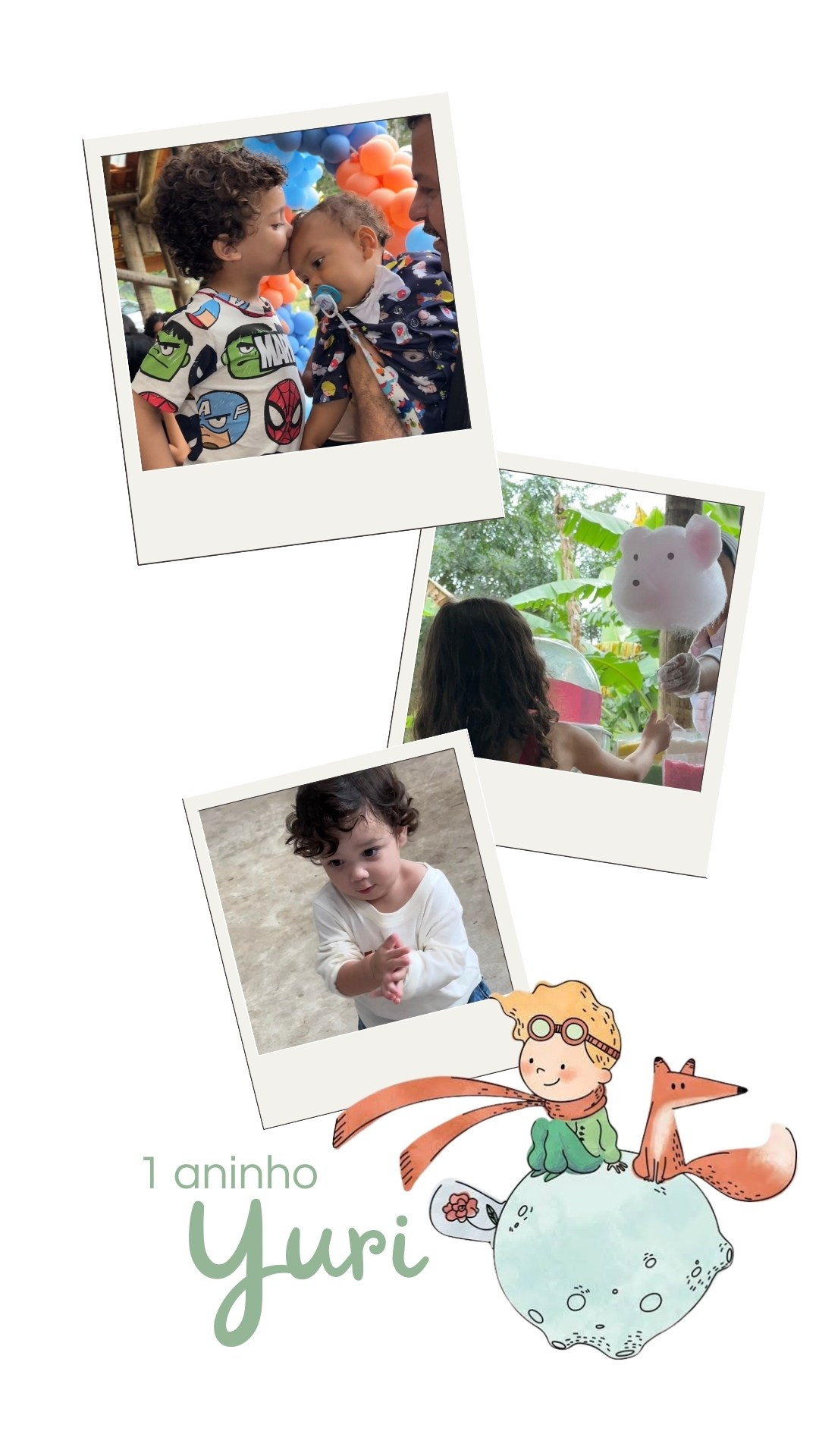 1 ANO BABY YURI. Storymaker em Campinas — Camila Santana