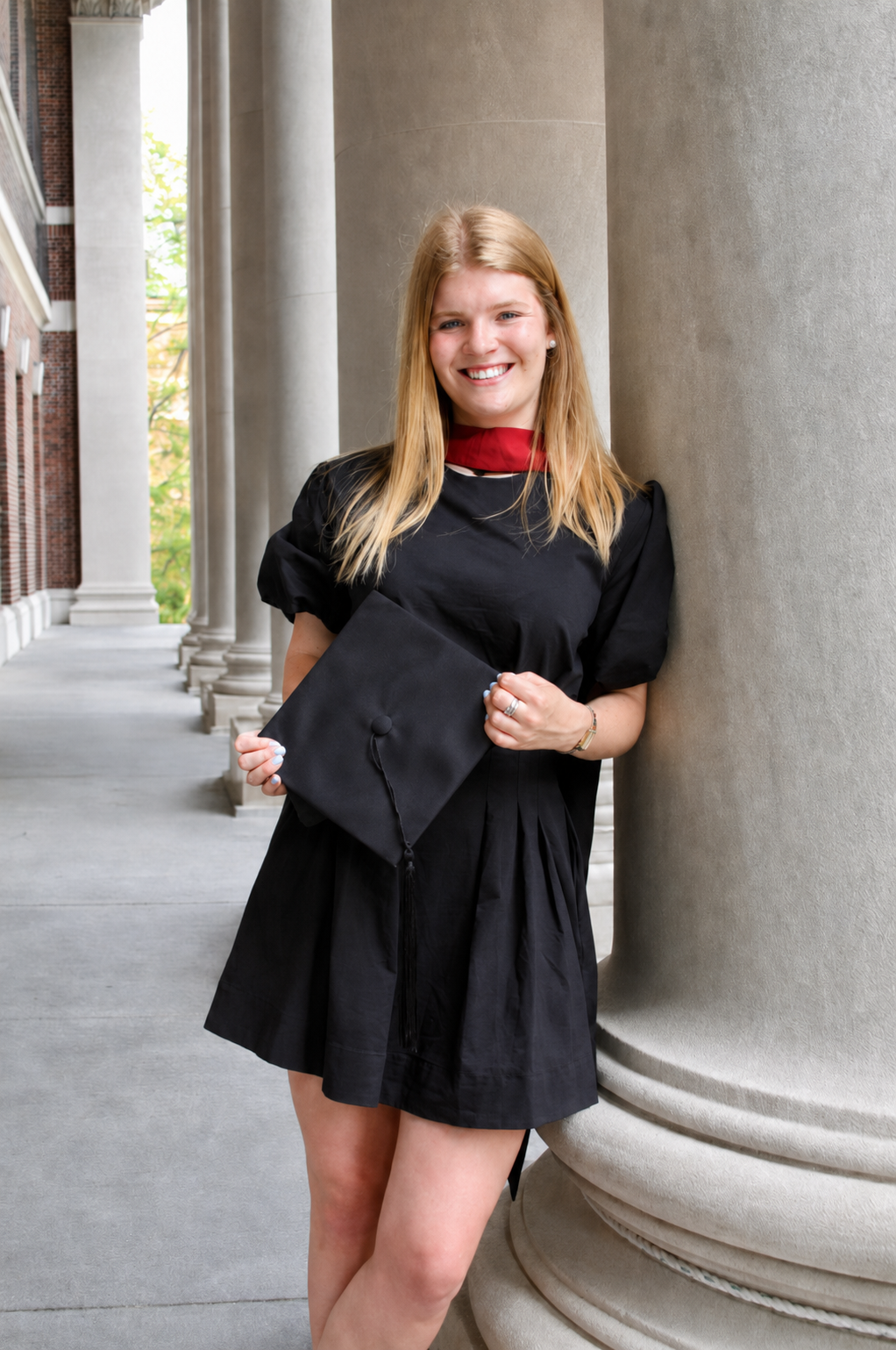 Masters graduation with Talia (group shoot). Kelly Sang, graduation and portrait photographer in Boston