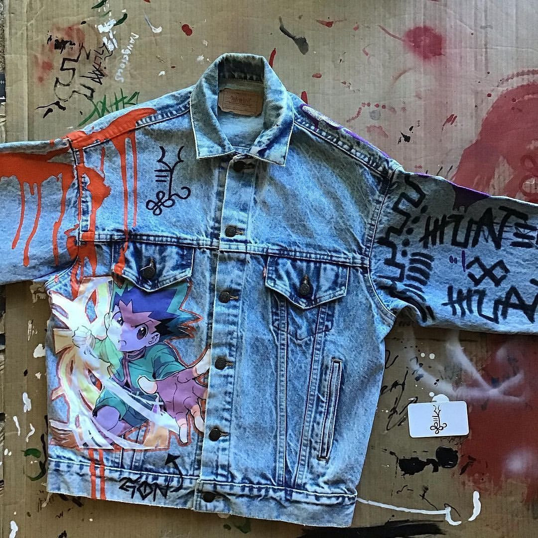 Hunter X Hunter Custom Denim Jacket