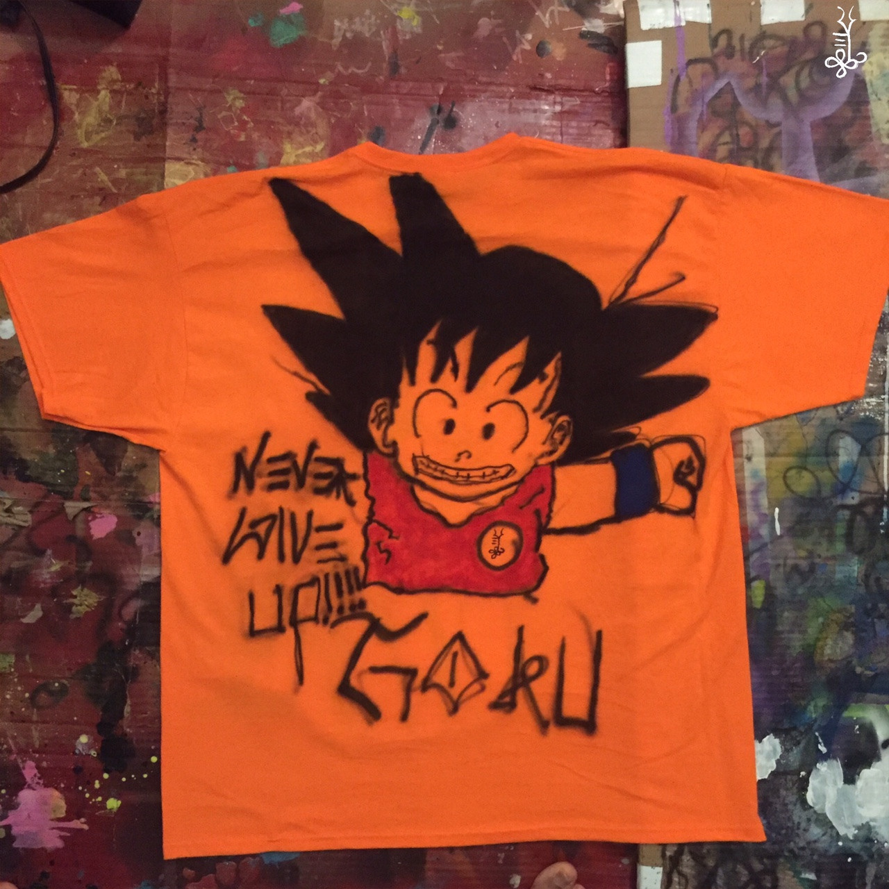 Nude Bulma / Kid Goku XXL Airbrush & Acrylic Paint. BACK 