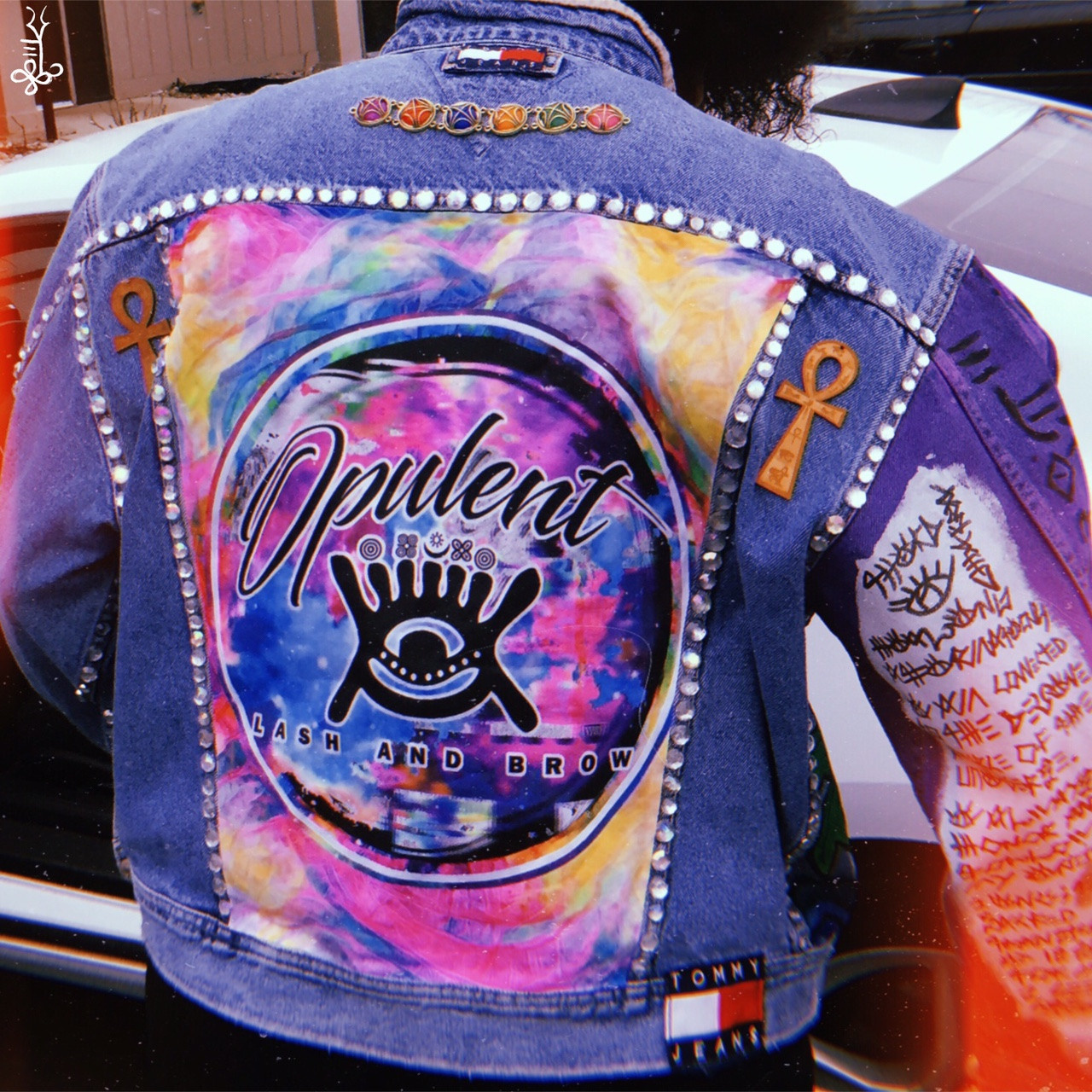 Custom Opulent317 Tommy Hillfiger Jacket by: Ke’Ondris & Kivinity. BACK