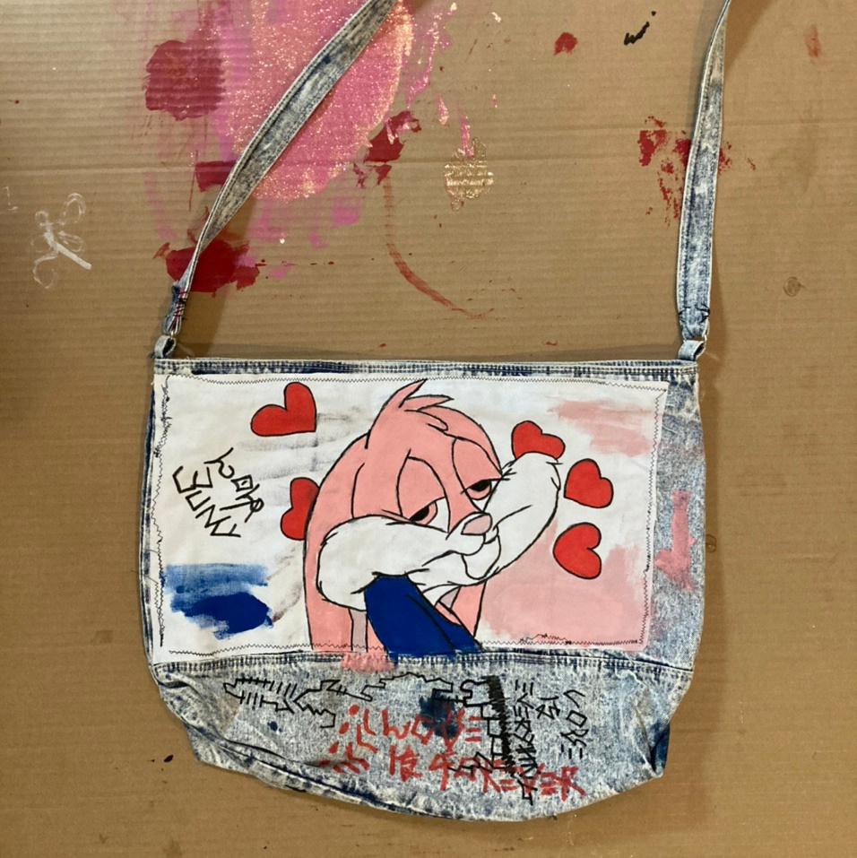 Airbrushed Naruto T-shirt. FRONT