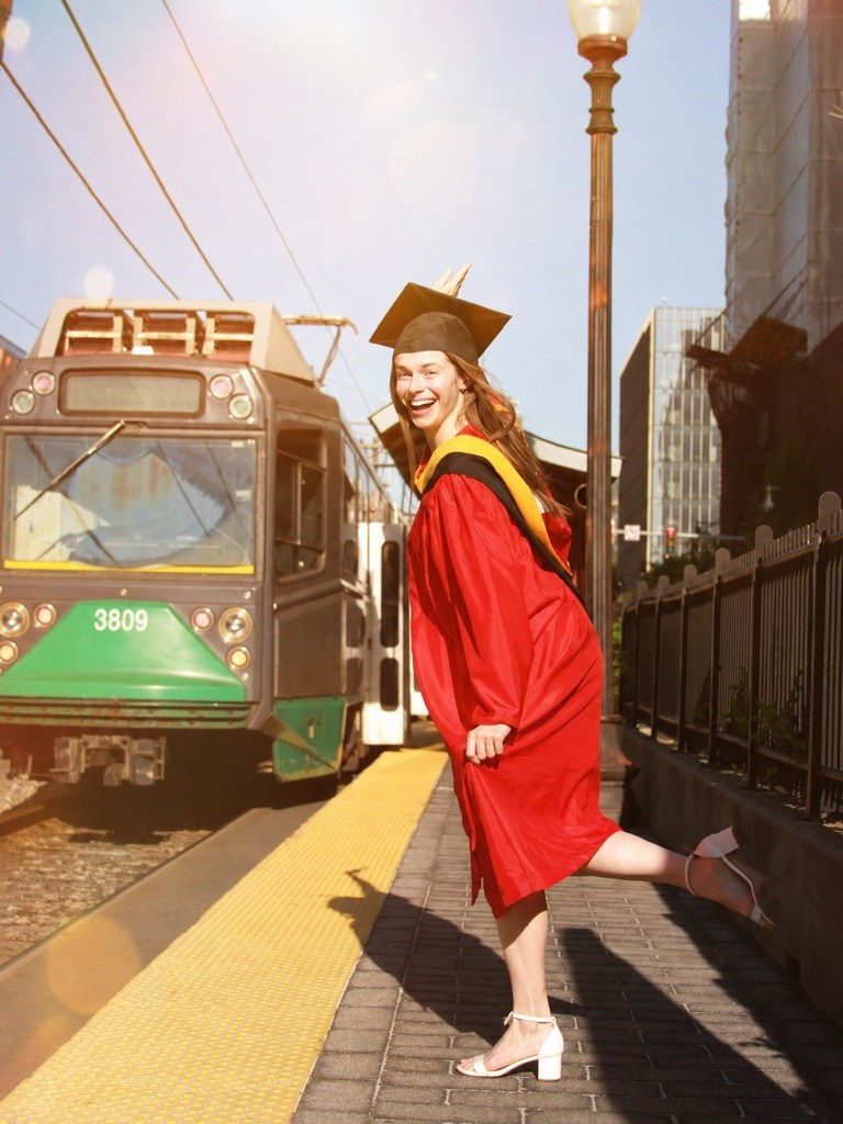 Graduation photo packages. Kelly Sang, graduation and portrait photographer in Boston