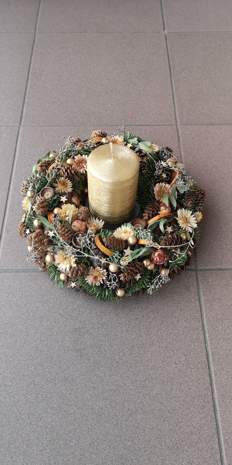 Adventes vainadziņi. Event design, decoration, floristry, gift, Irina Novika, Riga, Latvia