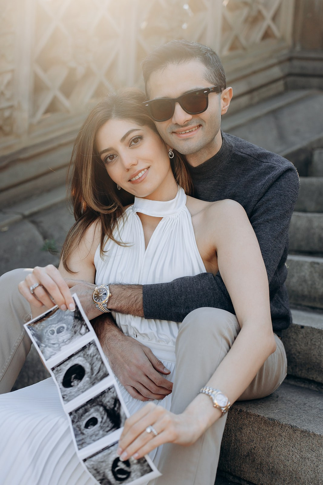 Maternity indoor and studio photoshoot. Professional Wedding and event photographer USA New York