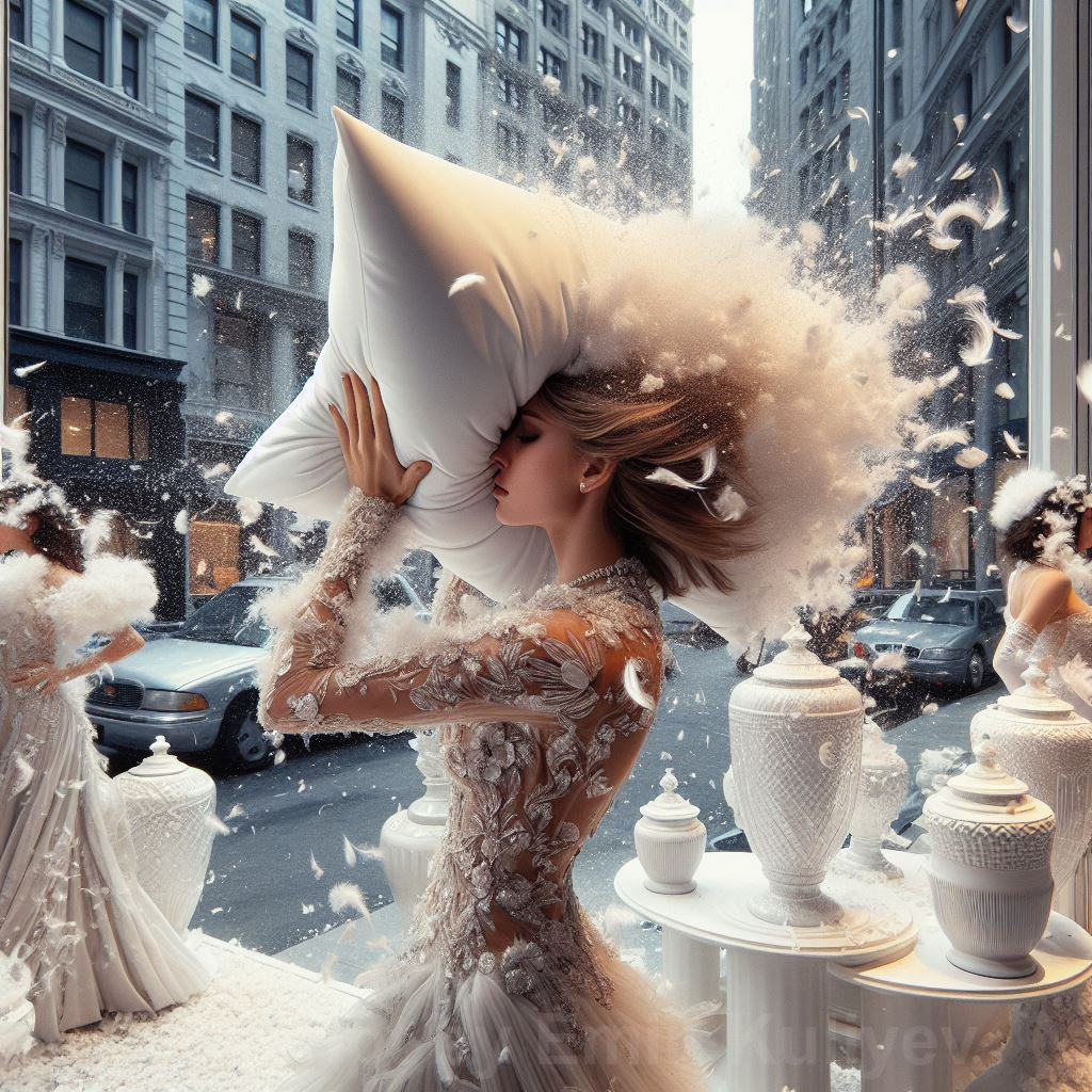 Virtual Pillow Fight Day was created with AI. Emin Kuliyev — Award-Winning Wedding Photojournalist NYC & USA | Best Wedding Photographer Known for Candid, Timeless Moments