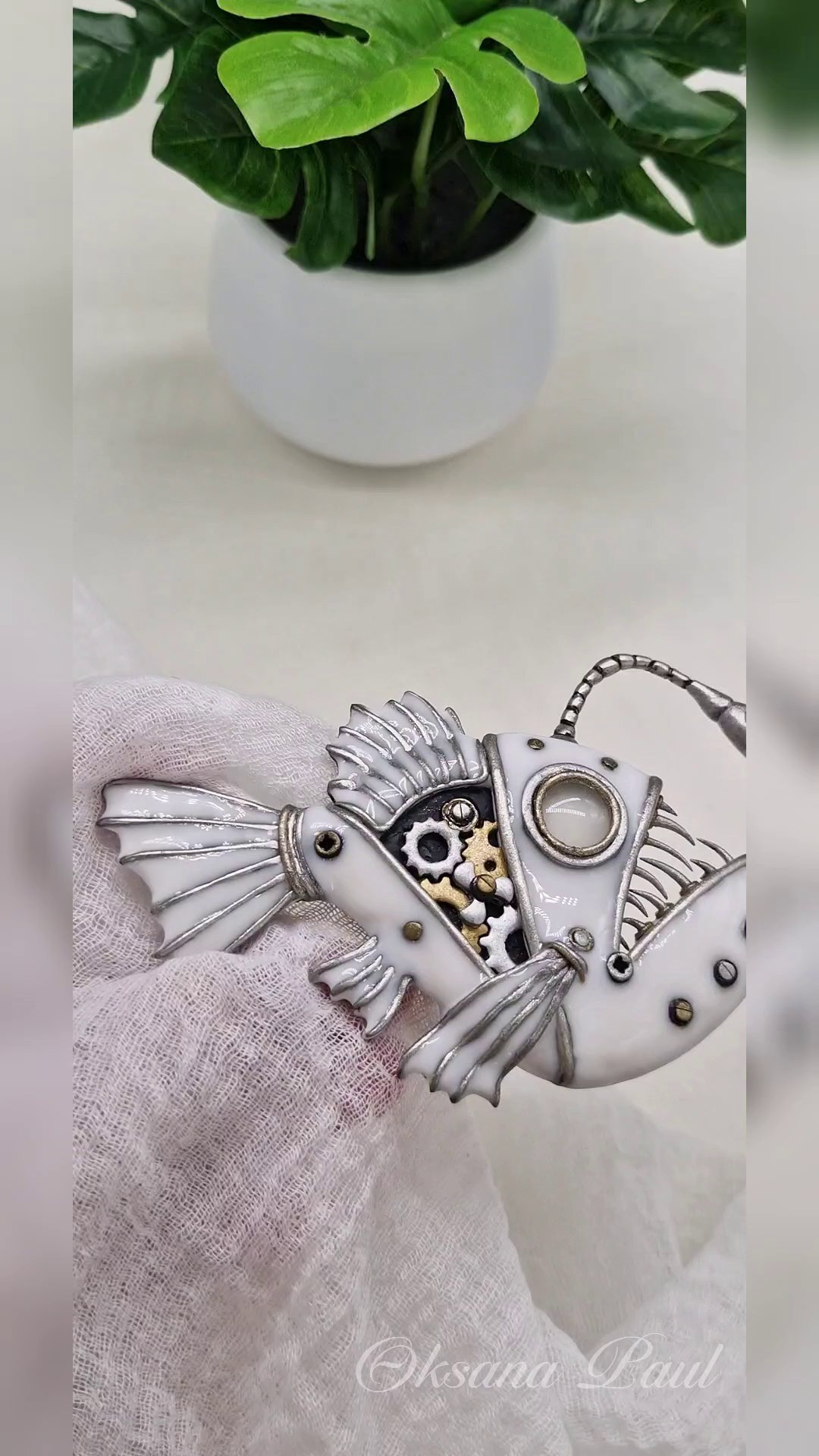 Стимпанк будущего / Steampunk der Zukunft ➜. Oksana Paul-Gardinen-Design Oksana Paul ✧ Art of Gardinen & Textile Design ✧ Polymer Clay Art & Handmade Creatures