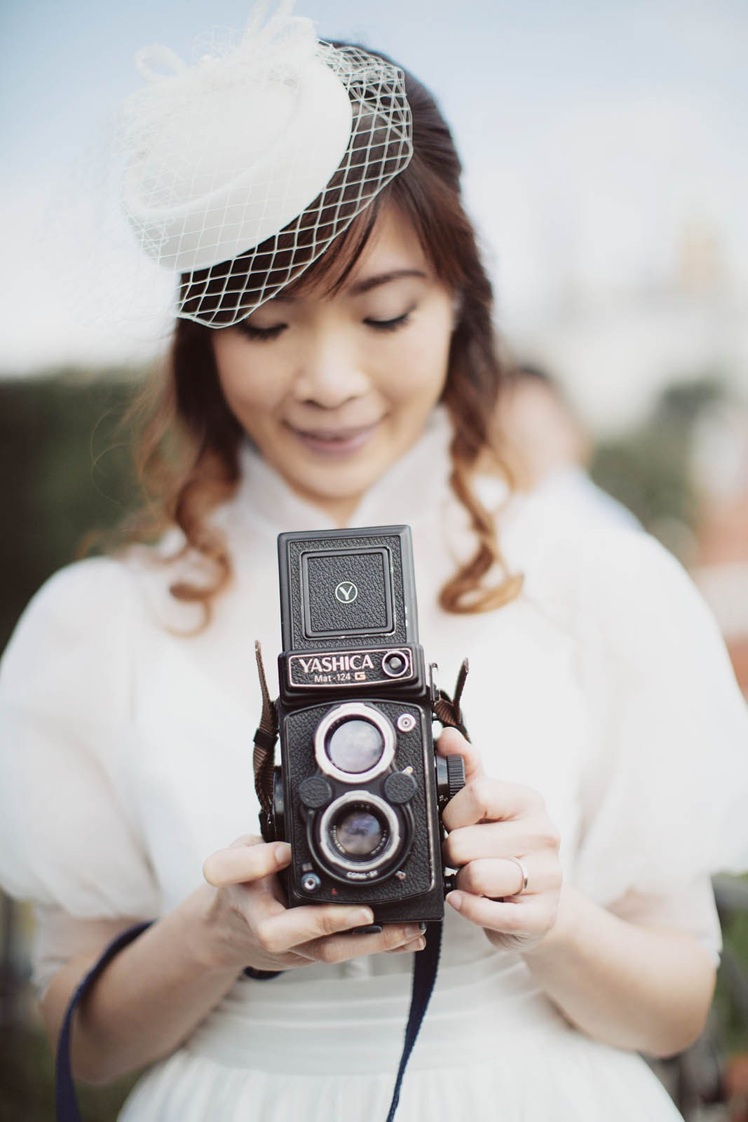 Vintage Hong Kong Couple | Vrtba Garden Prague