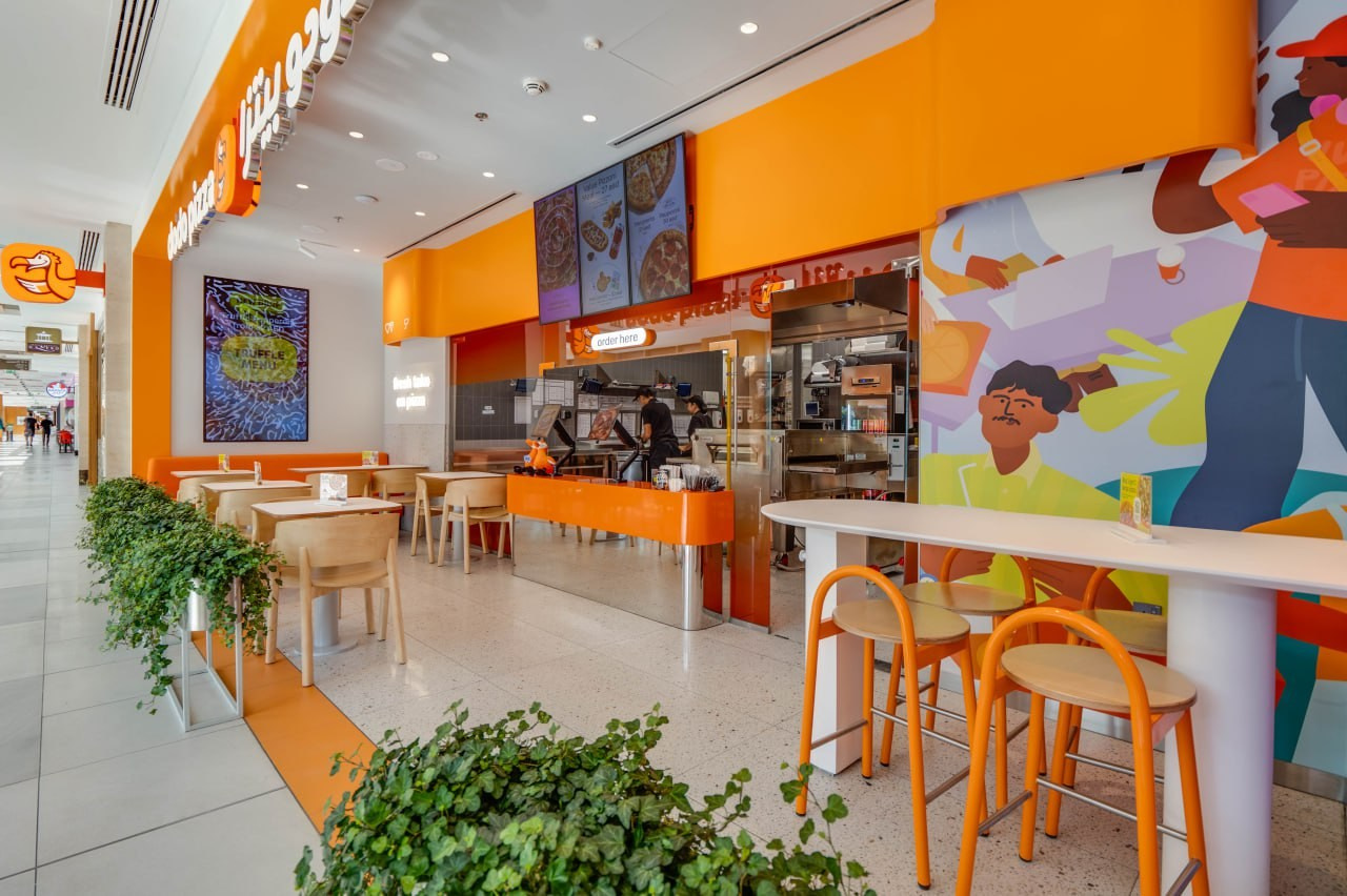 Commercial Interior Photography — Dodo Pizza Café in Dubai. Hotel Photographer in Dubai — Interiors & Commercial by Oleg Novikov