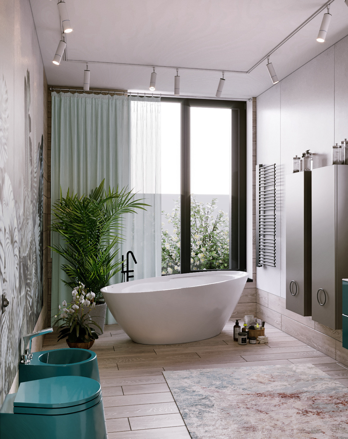 Ванная комната для творческой ЛЕДИ. Архитектор, дизайнер интерьера, декоратор