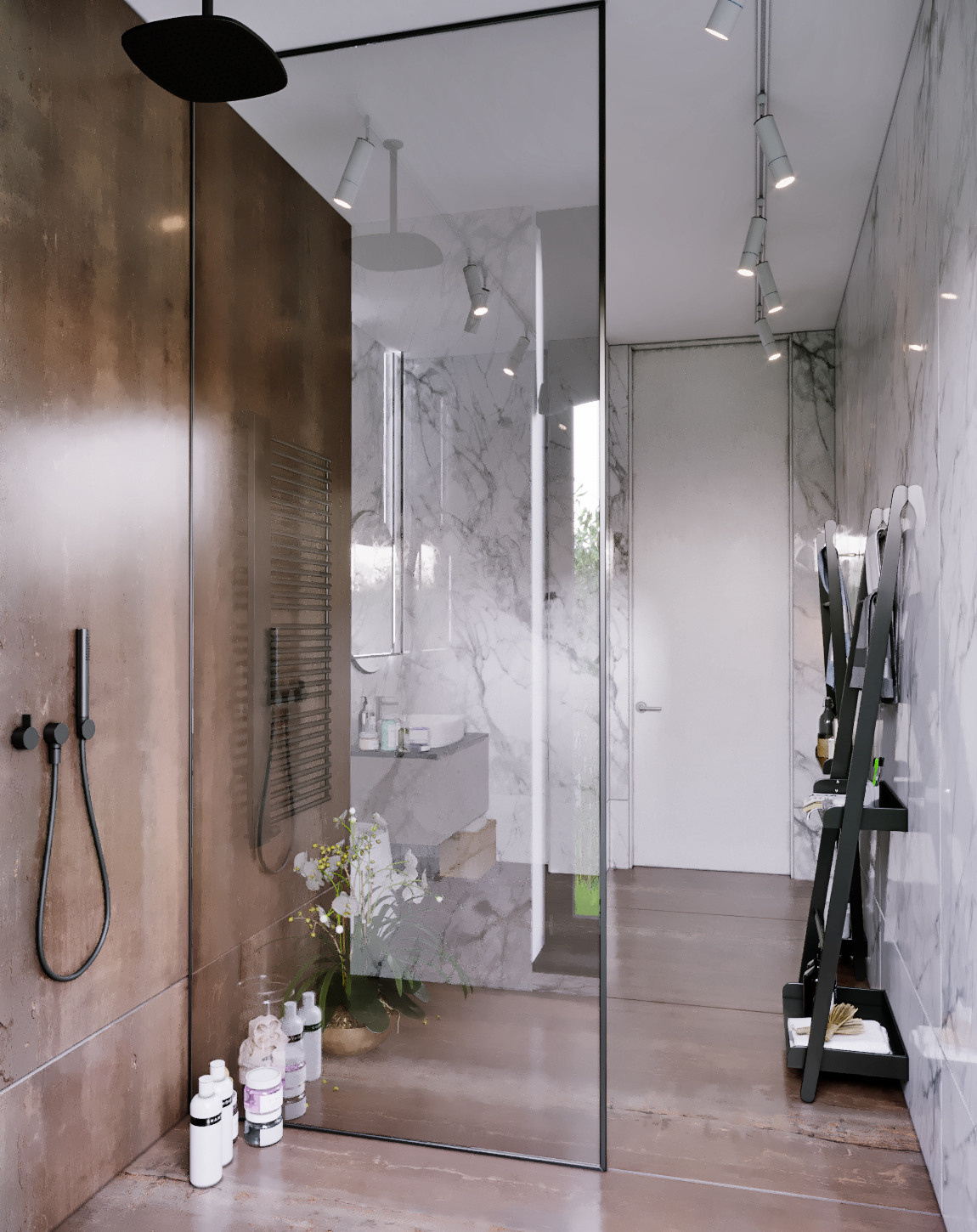 Мужской СанУзел. г. Бельцы, Молдова. Архитектор, дизайнер интерьера, декоратор