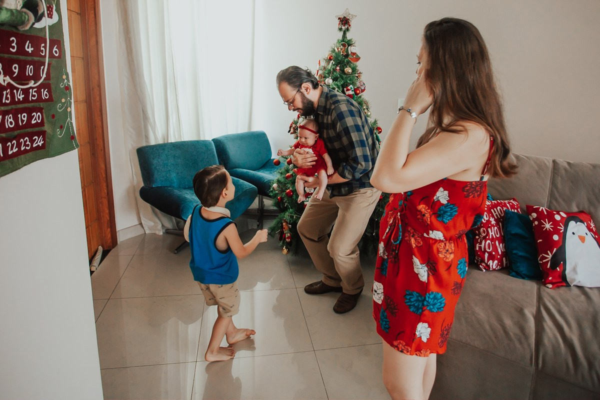 Ensaio de Natal - Família Silva Marcuz. Fotógrafa de Eventos em São Paulo e Sorocaba Kika Damasceno