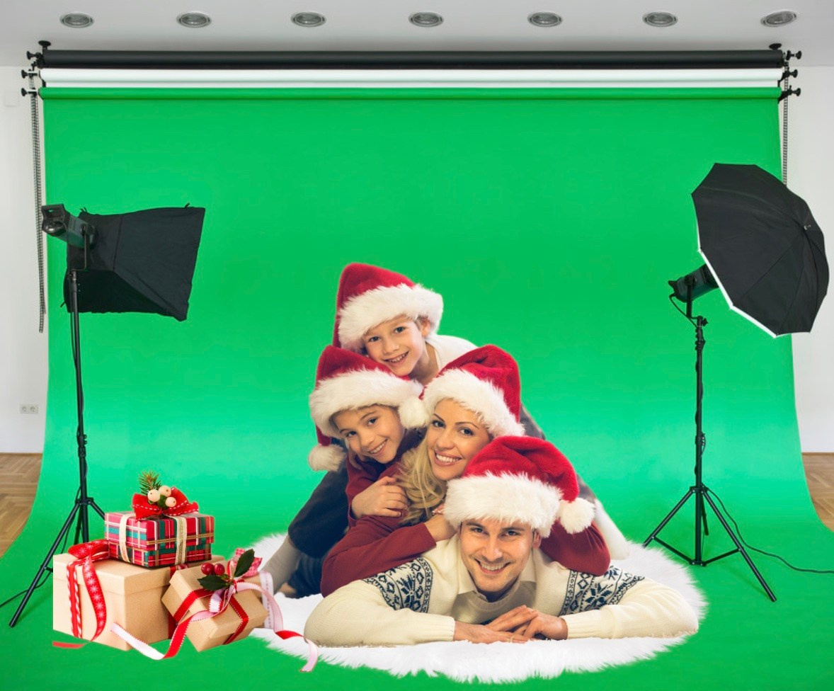 Weihnachts-Fotoshooting in Freiburg. Fotograf in Freiburg, Meerim Kaufmann