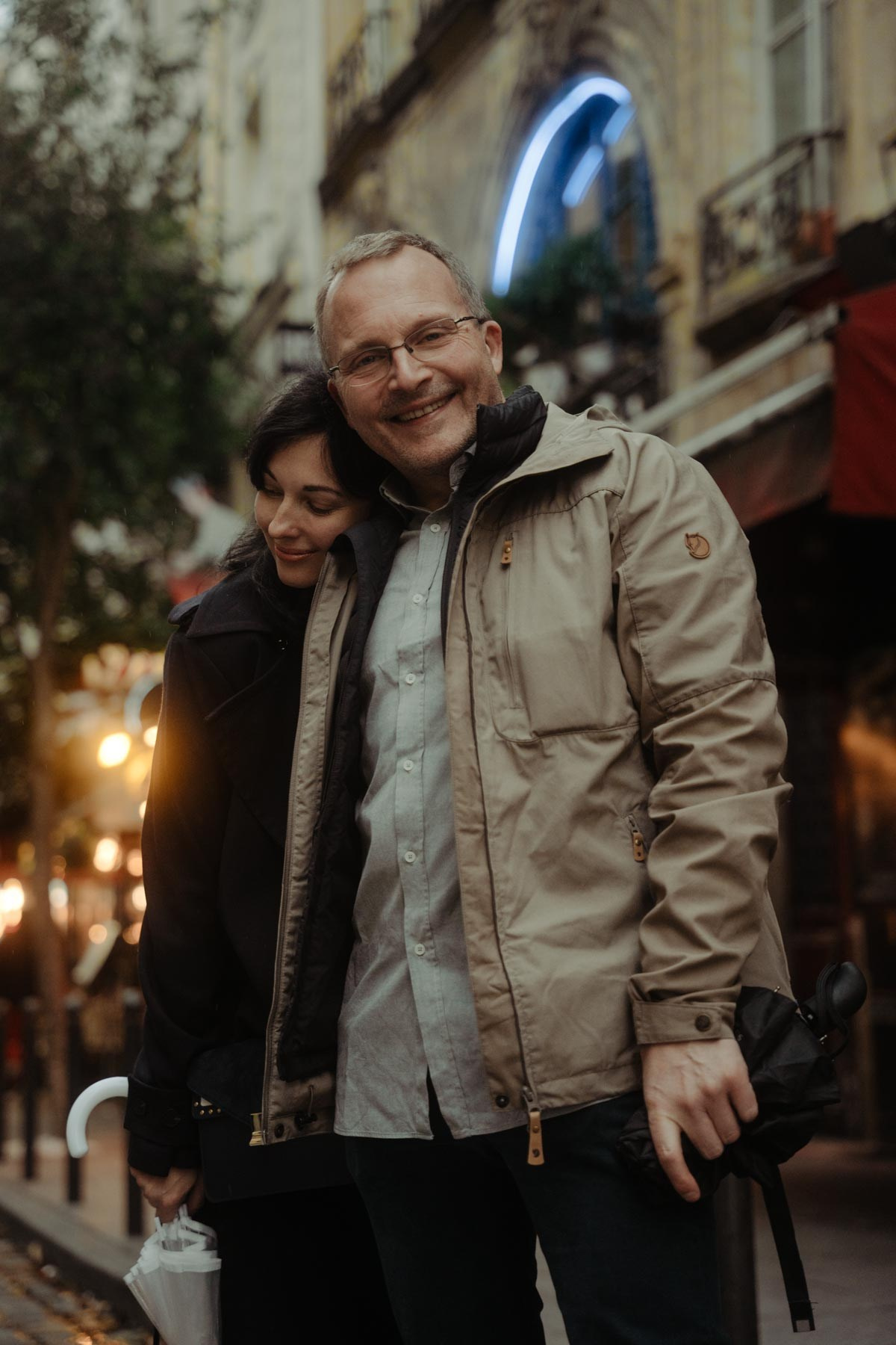 Katerina & Åge in rainy Paris. Фотограф в Париже Полина Осипова