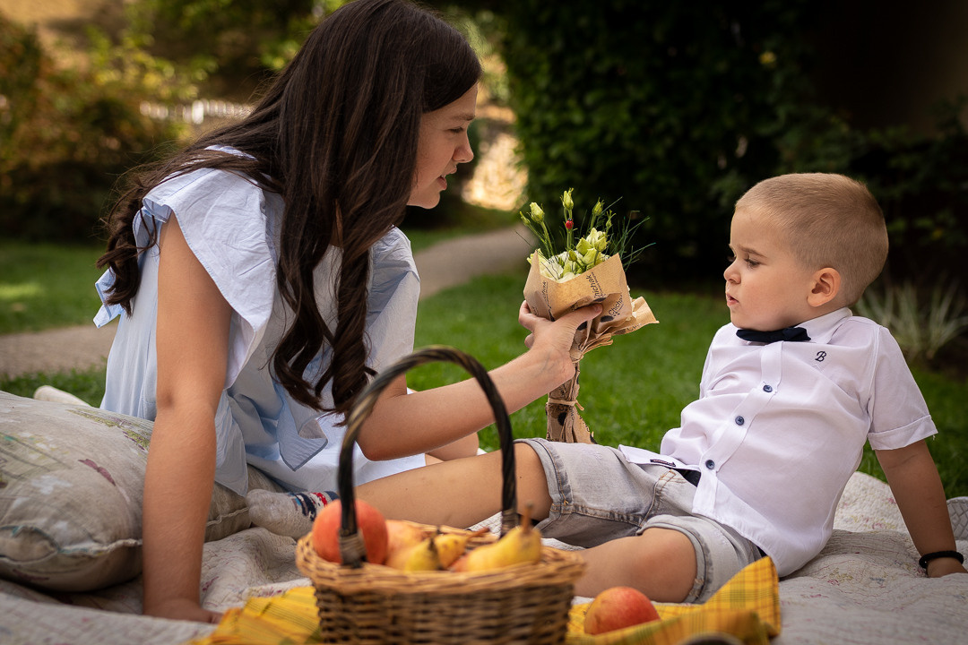 fotografija piknika pred krštenje