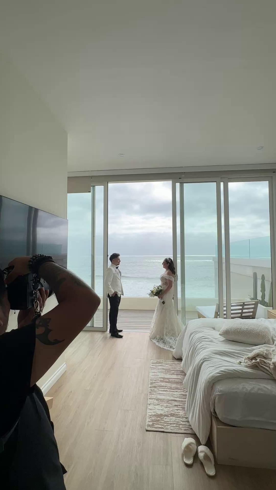 Ventana al mar Rosarito Boda Kevin y Andrea. Estudio de fotografia en Tijuana