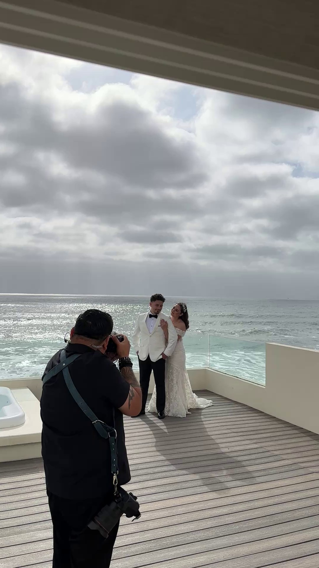 Ventana al mar Rosarito Boda Kevin y Andrea. Estudio de fotografia en Tijuana