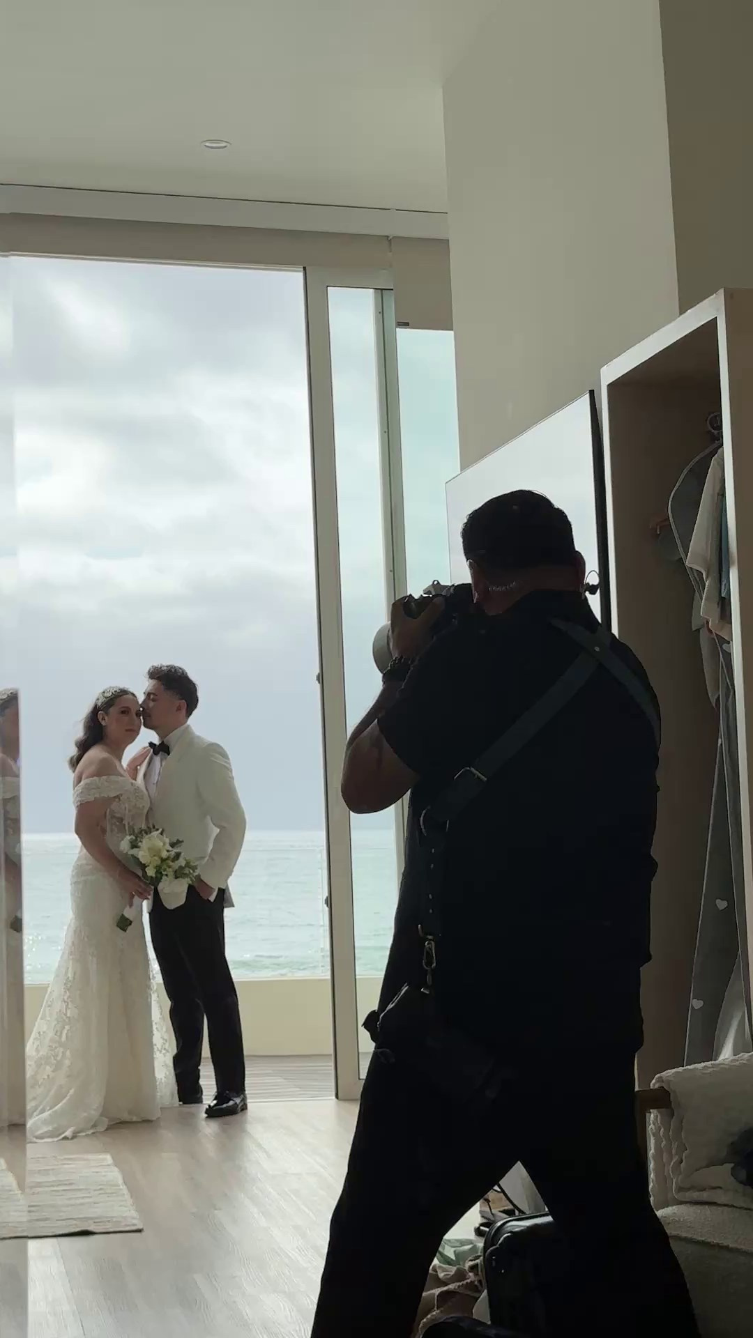 Ventana al mar Rosarito Boda Kevin y Andrea. Estudio de fotografia en Tijuana