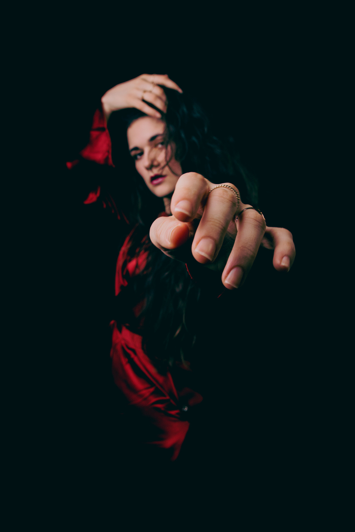 Portrait photo shoot in the studio MKn Visual - Shoot,makeup,postprod and art direction by MKn Visual