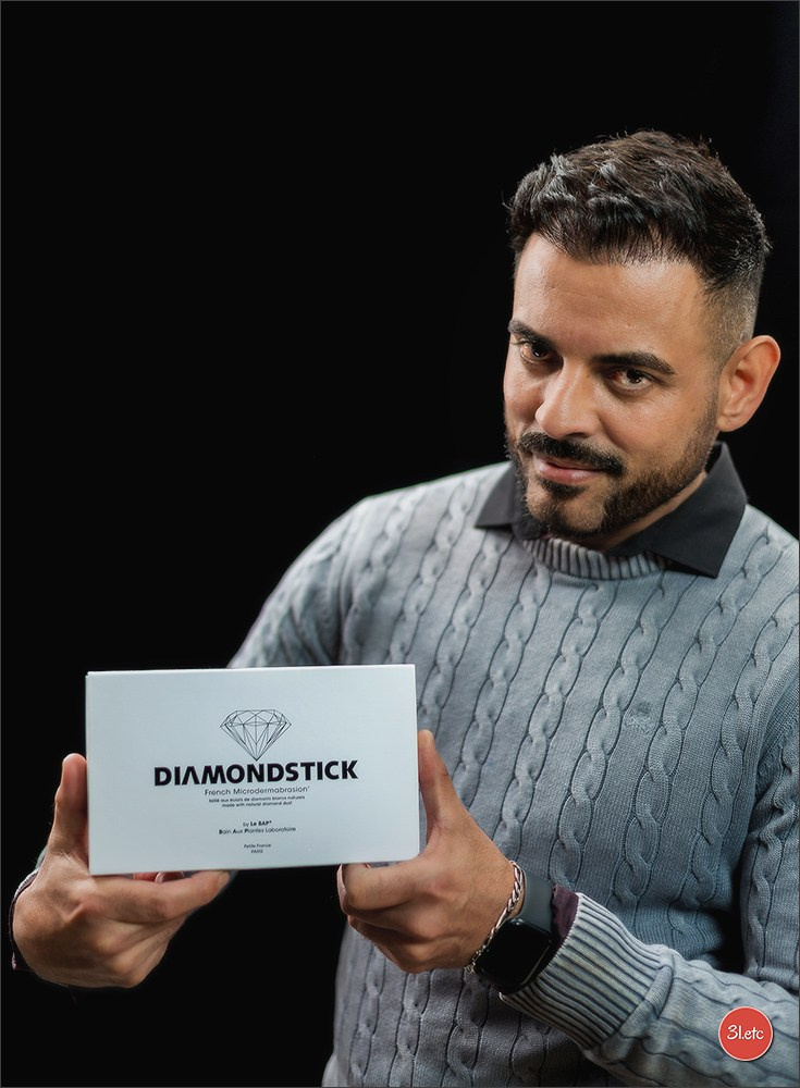 Backstage from skin care product shoots