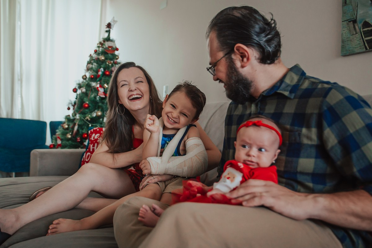 Ensaio de Natal - Família Silva Marcuz. Fotógrafa de Eventos em São Paulo e Sorocaba Kika Damasceno
