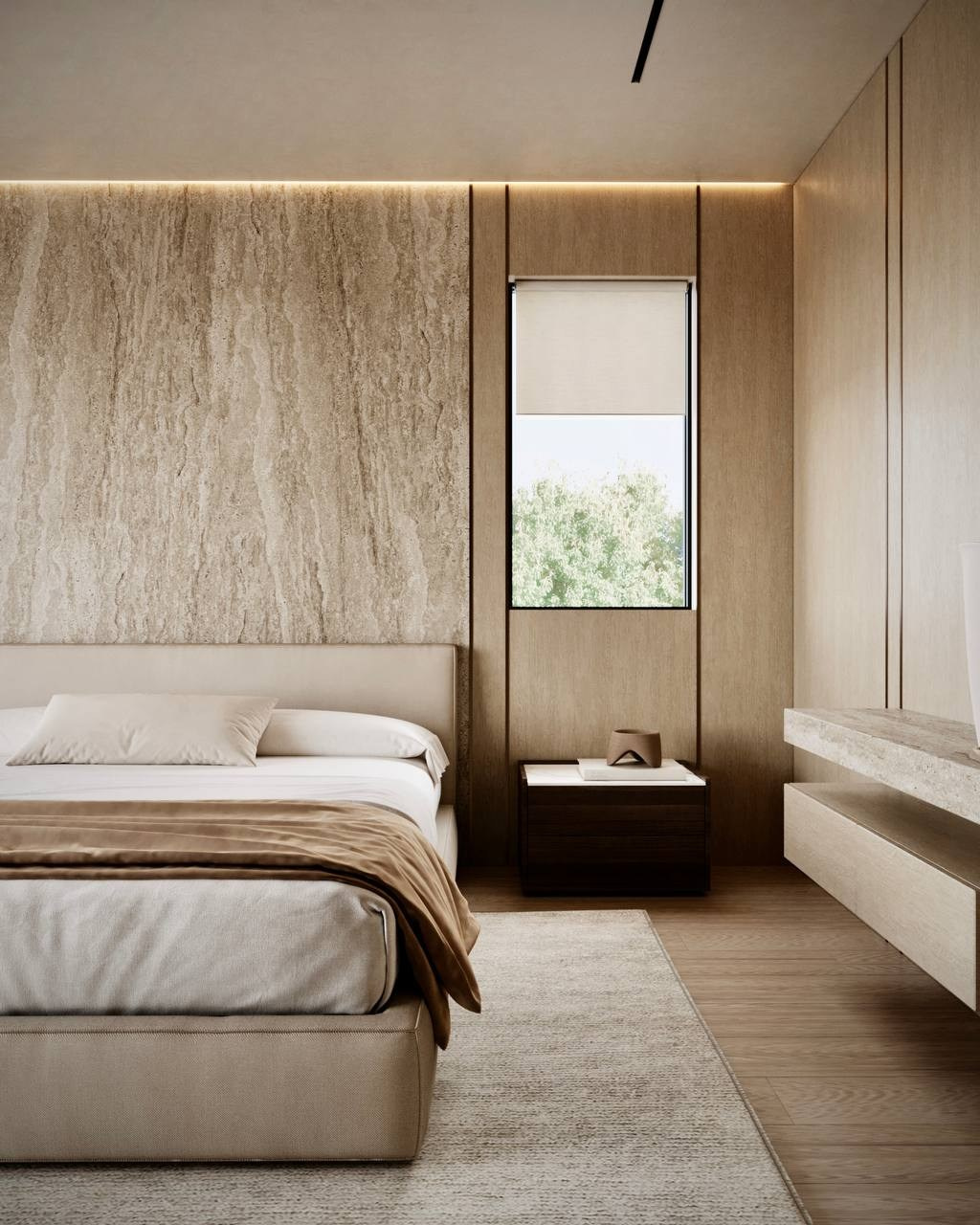 House in LA / Anna Design LA. Interior designer / visualizer Lisa Oputina