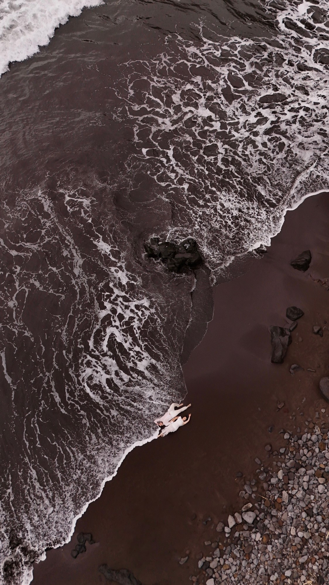 Drone shoots at Seixal beach