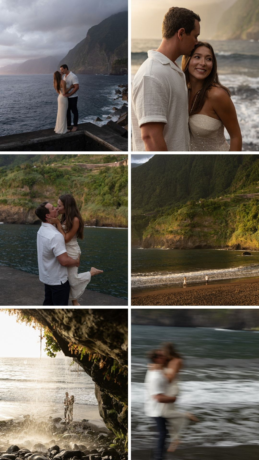 Couple Photoshoot at Seixal Beach, Madeira | Romantic Beach Photography. Fotógrafa na Madeira para casais, pedidos de casamento, elopements e casamentos íntimos | Tatiana