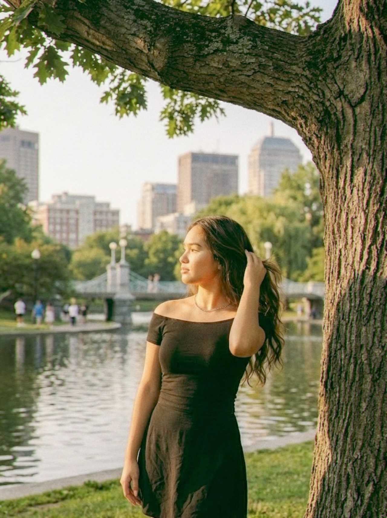 Afternoon in the park with Sofia. Kelly Sang, graduation and portrait photographer in Boston