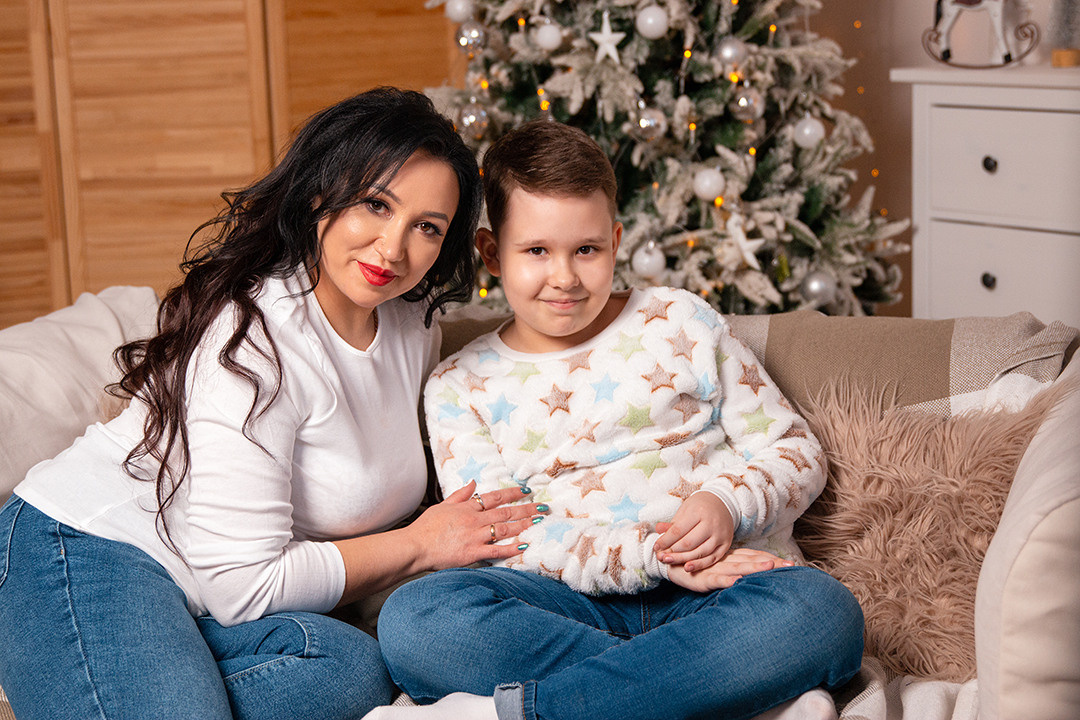 Семейная фотосессия в студии Клевер. Ляйсан, Александр и Елисей. Svetlana Vidru Fotograf aus Speyer und Germersheim